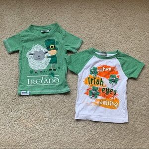 2 Irish short sleeve tees, 18M